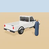 3D model of the Bakkie 4x4 (single cab)