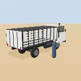 3D model of the Capture truck (game transport)