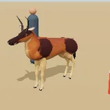 3D model of the Tsessebe