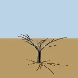 3D model of the Dead tree (acacia snag)